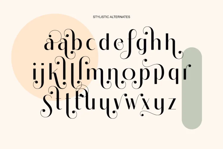 Poria – Modern Display Font preview 5 – Display Fonts font sample
