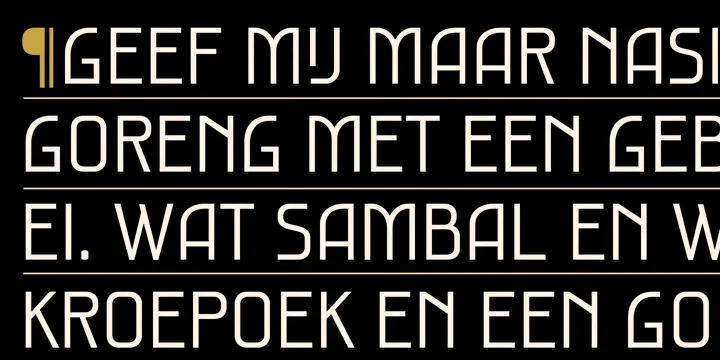 Potenciarte Font Family preview 8 – Typeface font sample