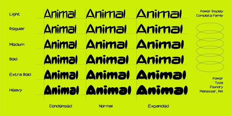 Power Display Font Family preview 4 – Font Family font sample