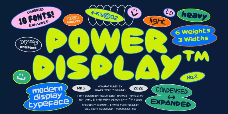 Power Display Font Family preview 9 – Font Family font sample