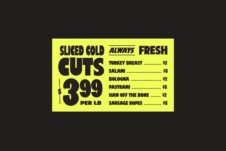 Price Check Font preview 8 – Display Fonts font sample