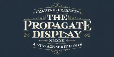 Propagate Font free download – Classic font preview