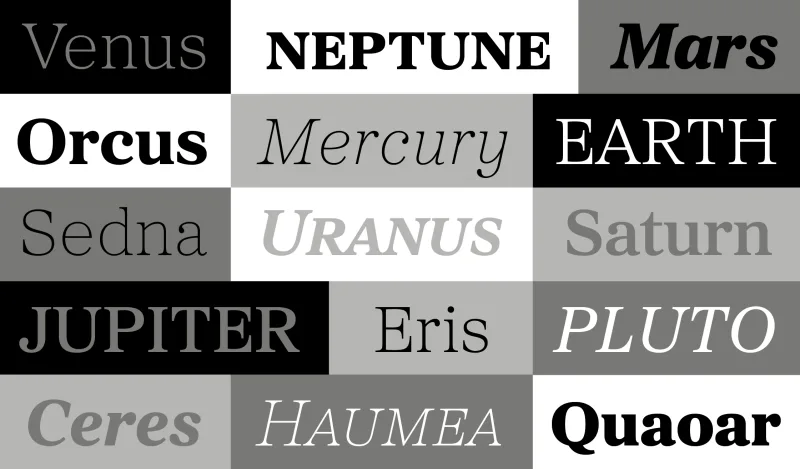 Proxima Sera Font Family preview 1 – Serif Fonts font sample