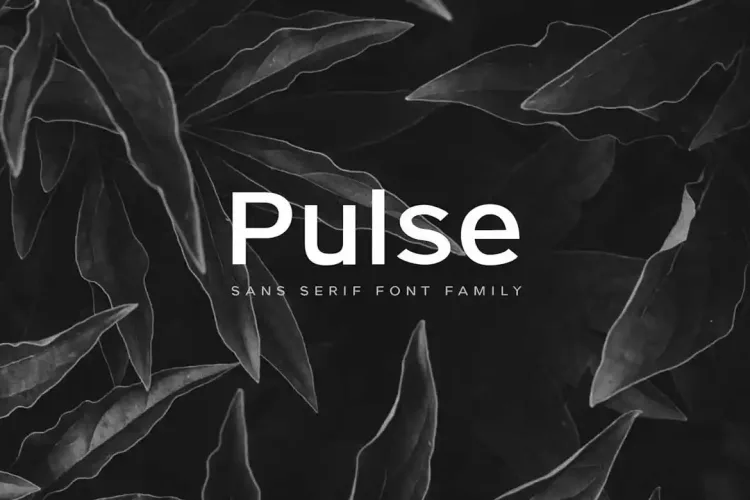 Pulse Font preview 5 – Sans Serif Fonts font sample