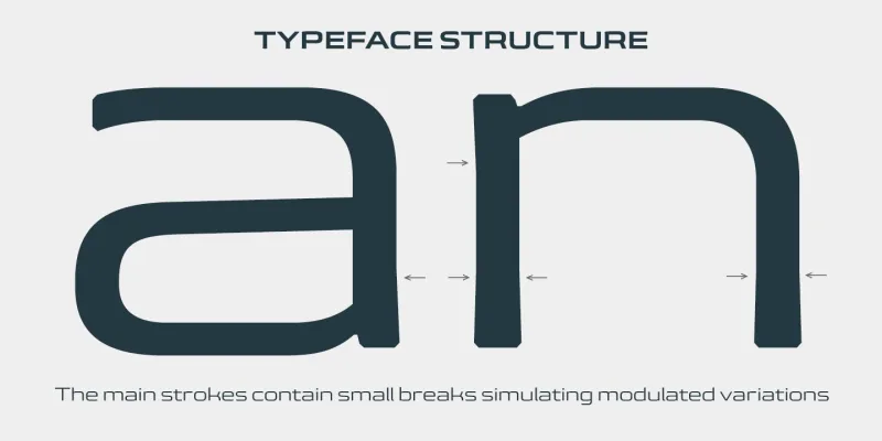 Quebra Expa Font Family preview 1 – Sans Serif Fonts font sample