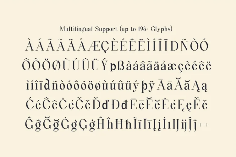 Quinty a Luxury Serif Font Family preview 7 – Serif Fonts font sample
