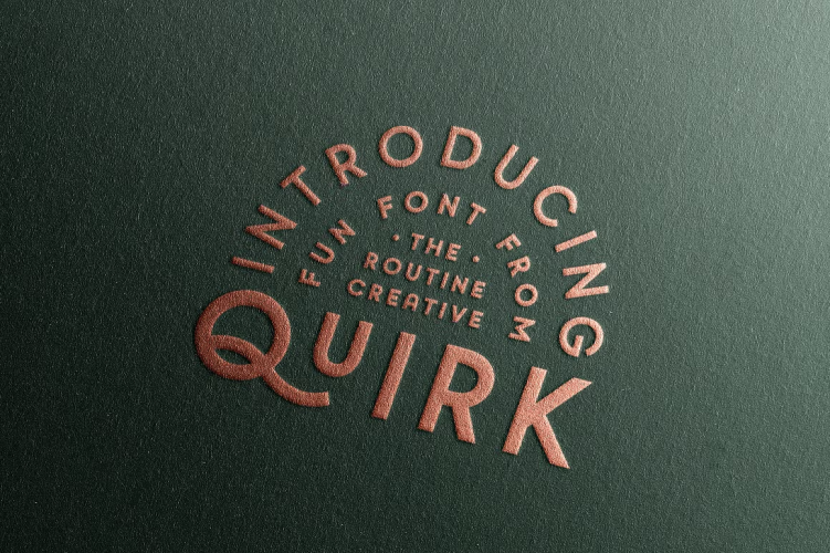 Quirk Font free download preview 2 – Display Fonts font