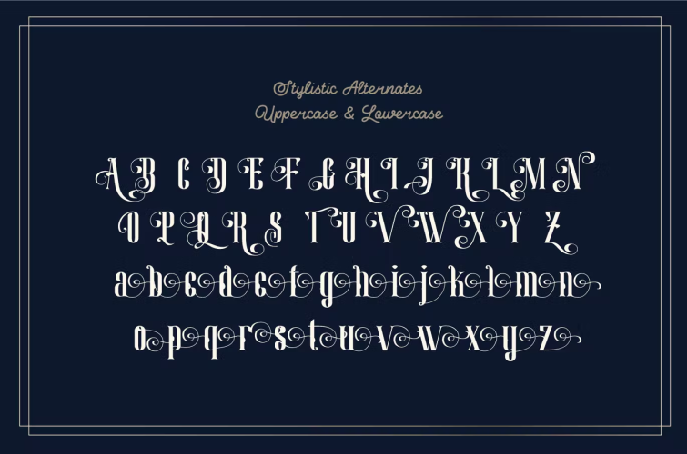 Qustyle Classic Font free download preview 2 – Serif Fonts font