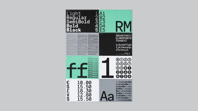 RM Mono Font Family preview 6 – Sans Serif Fonts font sample