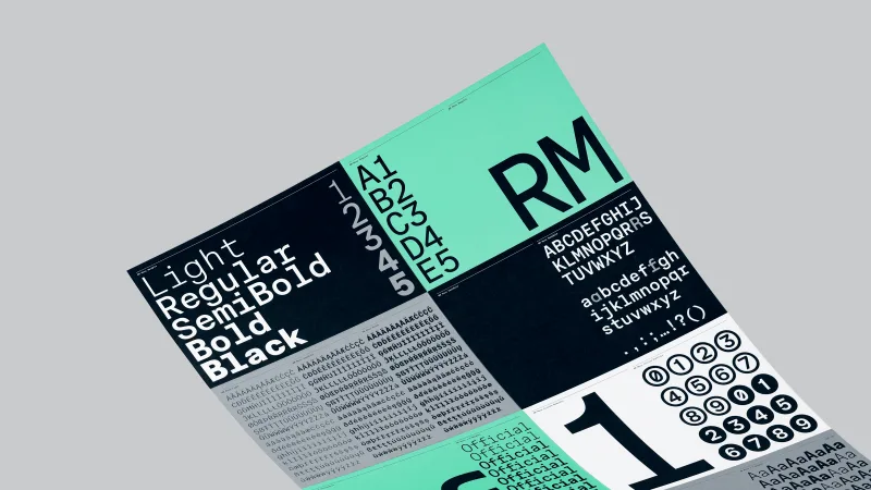 RM Mono Font Family preview 7 – Sans Serif Fonts font sample