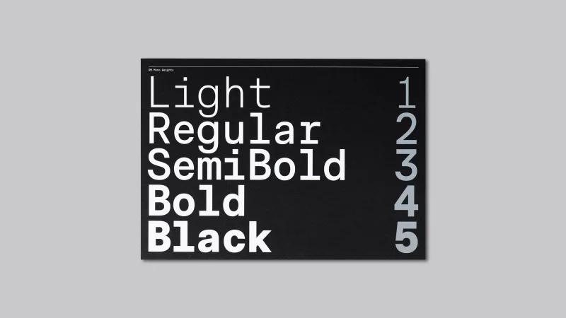 RM Mono Font Family preview 8 – Sans Serif Fonts font sample