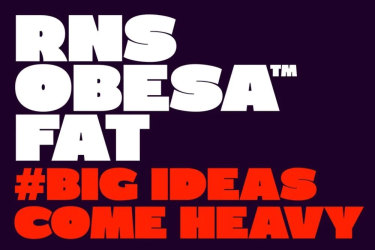 RNS Obesa Fat Font free download – Minimal font preview