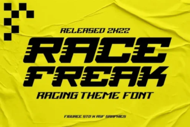 Race Freak Font free download – Headlines font preview