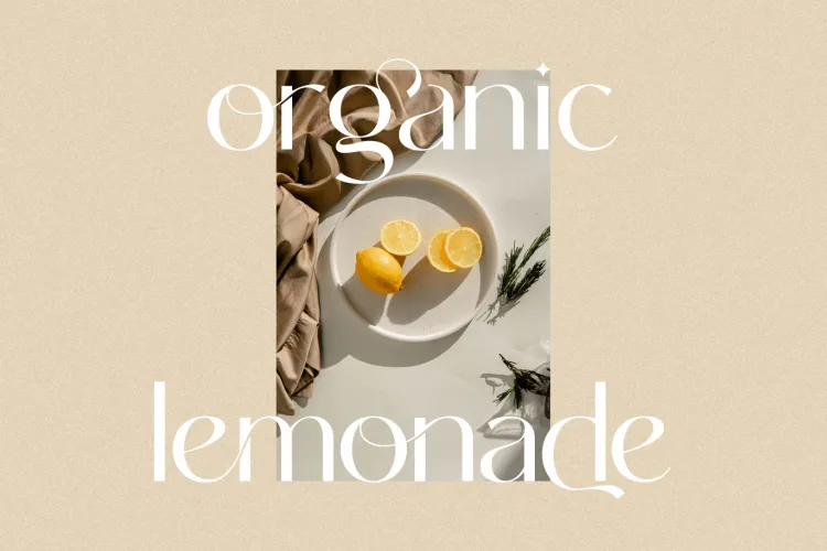 Rachelya Font preview 2 – Typeface font sample