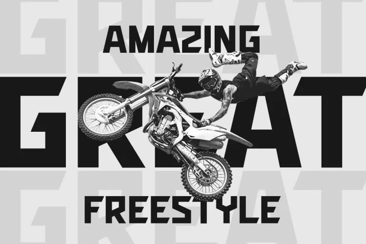 Racing Font preview 4 – Sans Serif Fonts font sample