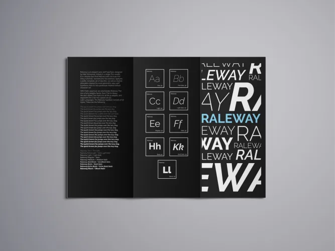 Raleway Font preview 2 – Sans Serif Fonts font sample