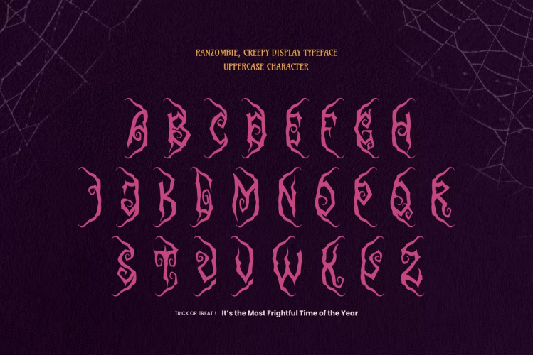 Ranzombie Font free download preview 3 – Decorative Fonts font