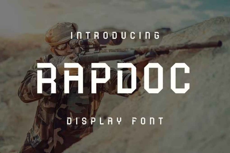 Rapdoc Font free download preview 4 – Sans Serif Fonts font
