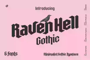 Raven Hell Font free download – Bold font preview