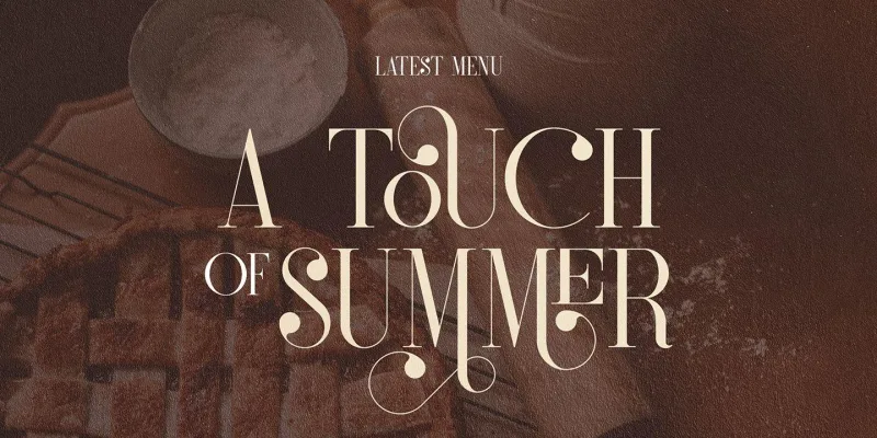 Redmark Font preview 4 – Serif Fonts font sample