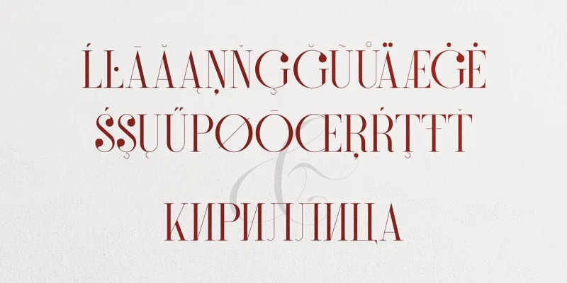 Redmark Font preview 6 – Serif Fonts font sample
