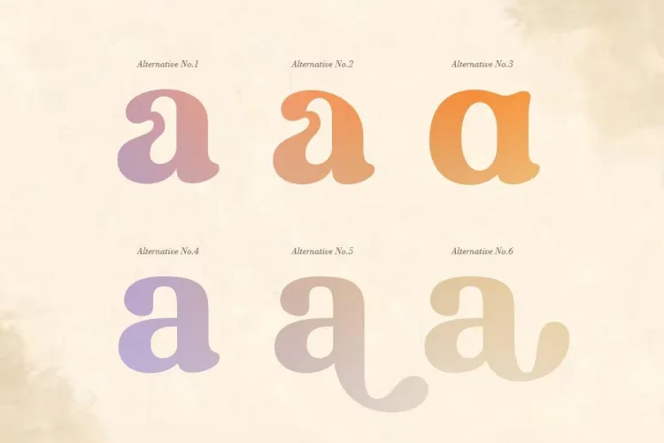 Regards Font preview 1 – Serif Fonts font sample