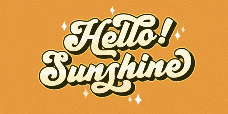 Retro Morely Font Family preview 3 – Script And Handwritten font sample