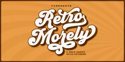Retro Morely Font Family free download – Retro font preview