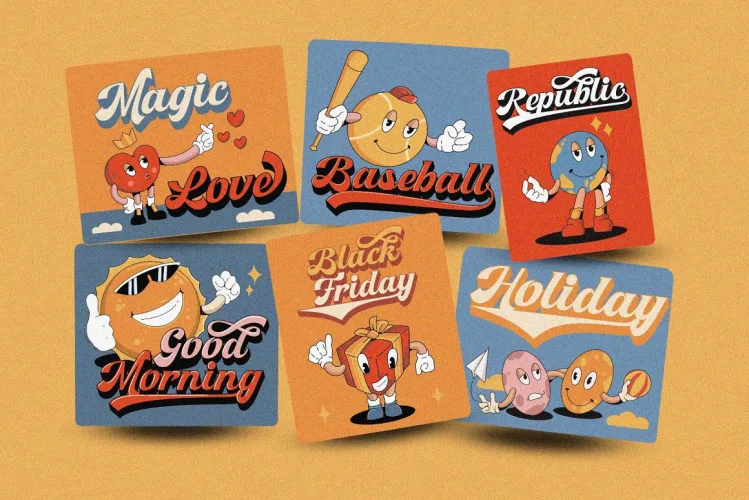 Retro Sanderia – Groovy Font preview 2 – Script And Handwritten font sample