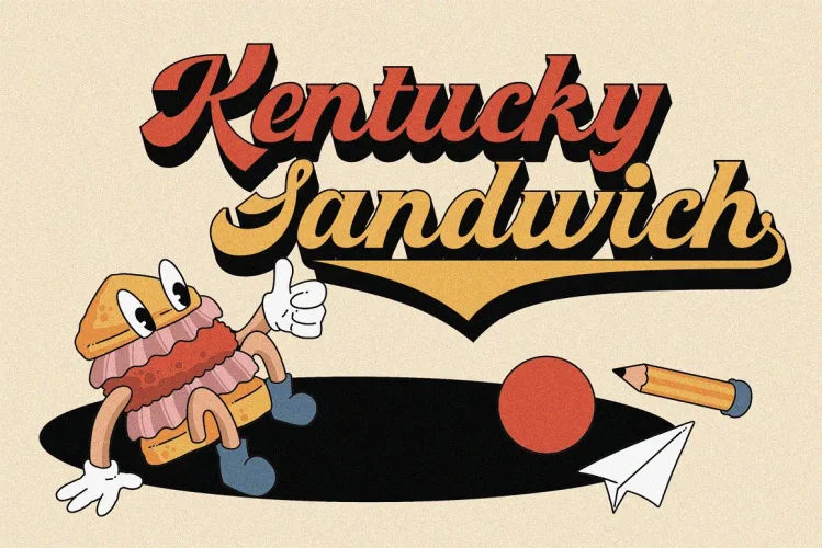Retro Sanderia – Groovy Font preview 6 – Script And Handwritten font sample
