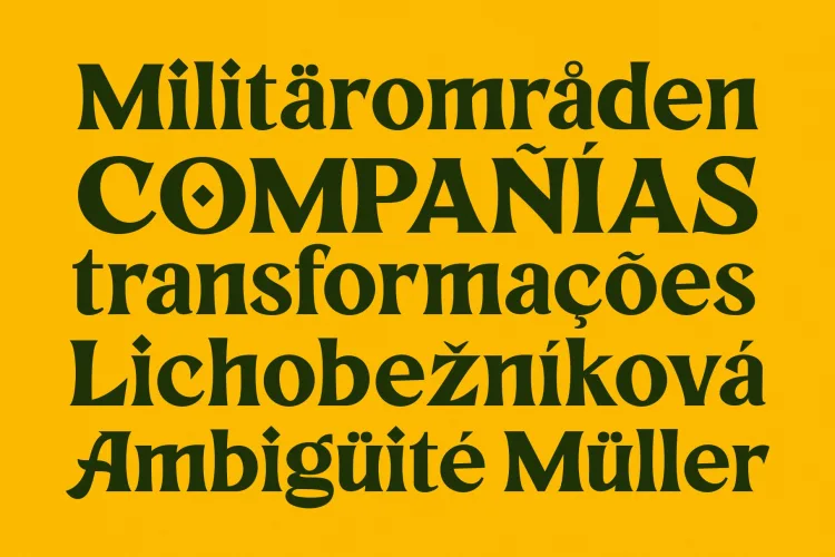 Rhinegold Font preview 4 – Serif Fonts font sample