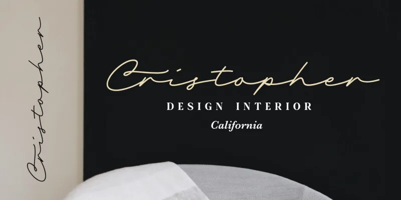 Richard Kailay Font preview 3 – Script And Handwritten font sample