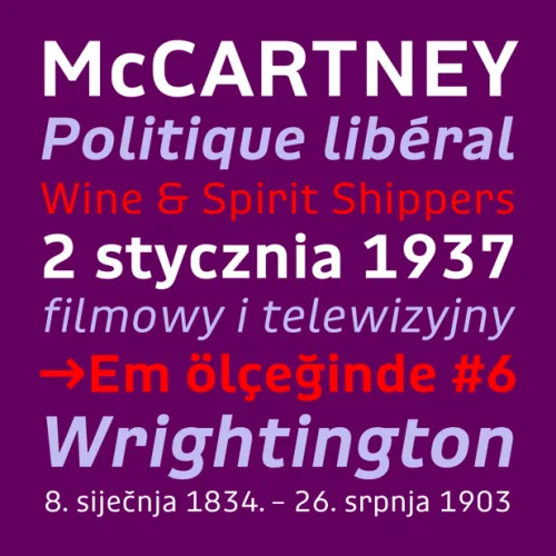 Rigby Font Family preview 1 – Sans Serif Fonts font sample