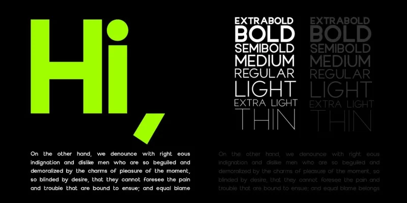 Rocano Font preview 3 – Sans Serif Fonts font sample