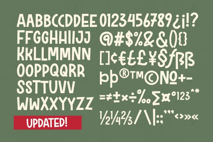 Rockinsoda Font preview 2 – Sans Serif Fonts font sample