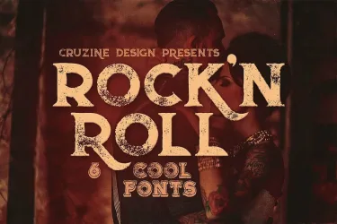 Rock’n Roll Font free download – Serif Fonts preview