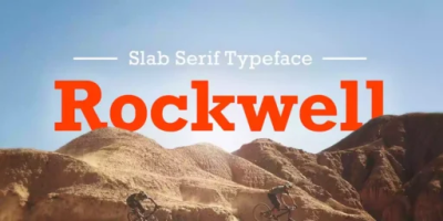 Rockwell Font free download – Geometric font preview