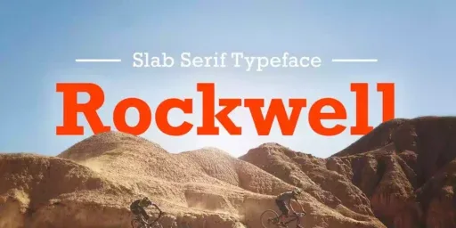 Rockwell Font preview 3 – Slab Serif Fonts font sample