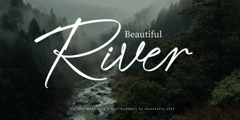 Rodentia Font preview 2 – Font Family font sample