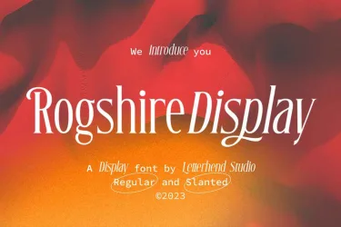 Roghsire – Display Font free download – font preview