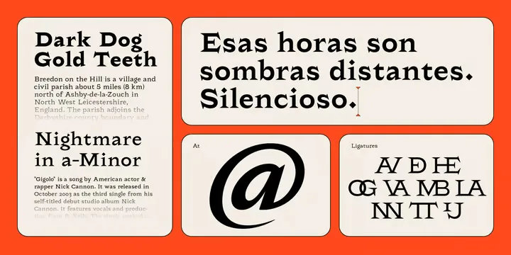 Rokha Font Family preview 2 – Font Family font sample