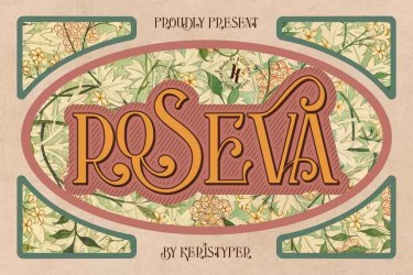 Roseva Font free download – Classic font preview