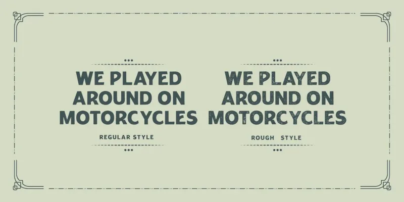 Rougant Font preview 3 – Display Fonts font sample