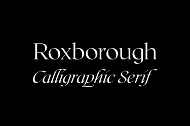 Roxborough Font free download – Serif font preview