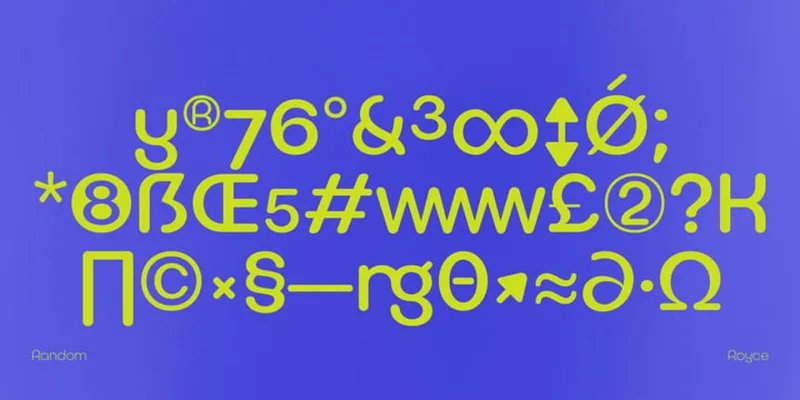 Royce Font Family preview 7 – Font Family font sample
