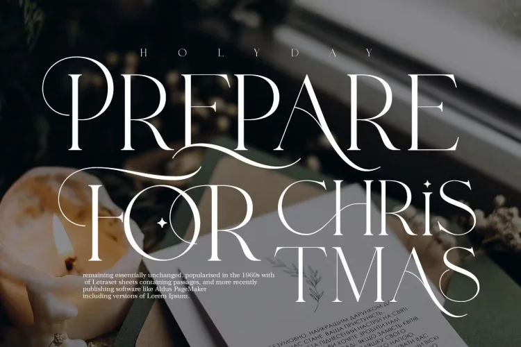 Roylles Font preview 1 – Serif Fonts font sample