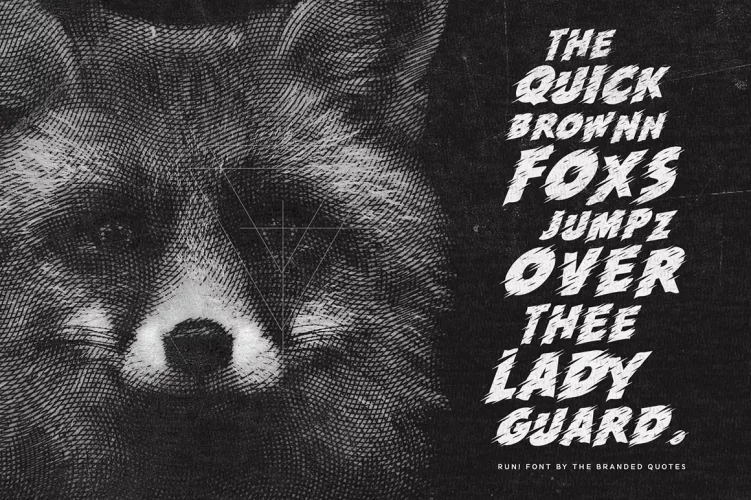 Run Font preview 4 – Display Fonts font sample
