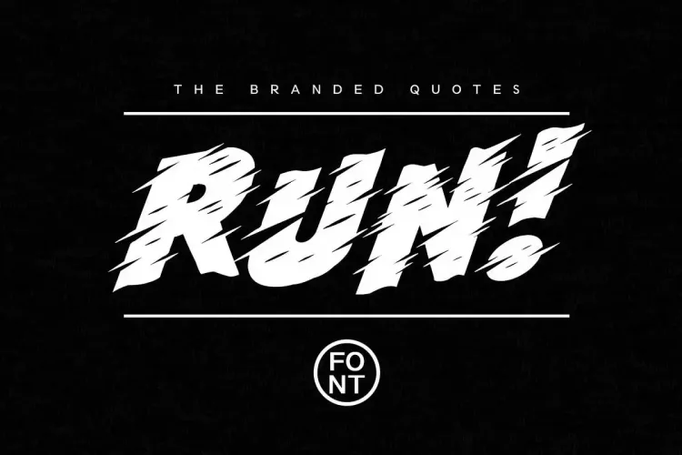 Run Font preview 6 – Display Fonts font sample