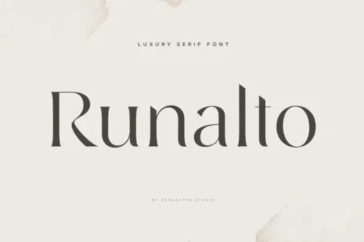 Runalto Font preview 7 – Serif Fonts font sample