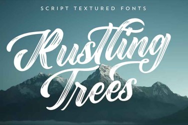 Rustling Trees Font free download – Rustling Trees Font font preview
